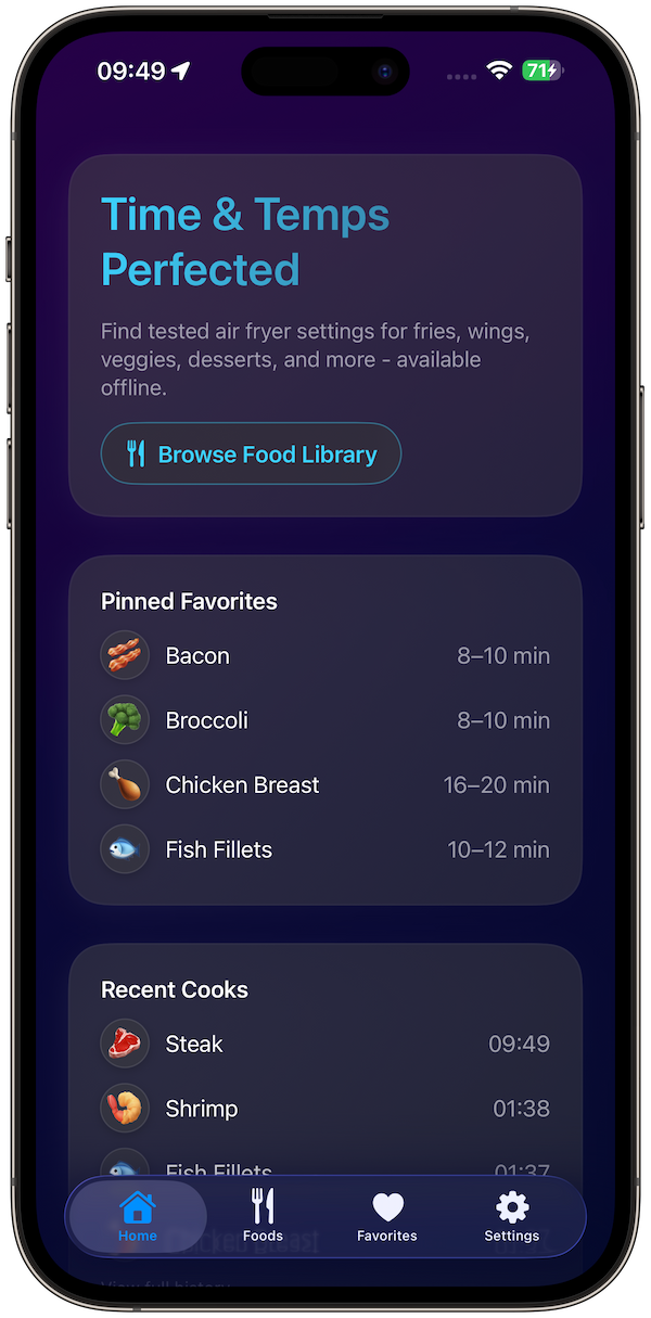 air-fryer screenshot 1